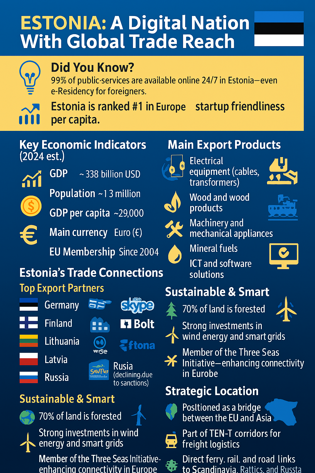 Estonia Key Numbers